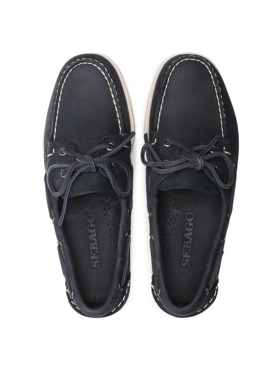 Sebago Mokasyny Sebago Docksides Portland Crazy H 70015H0 Granatowy