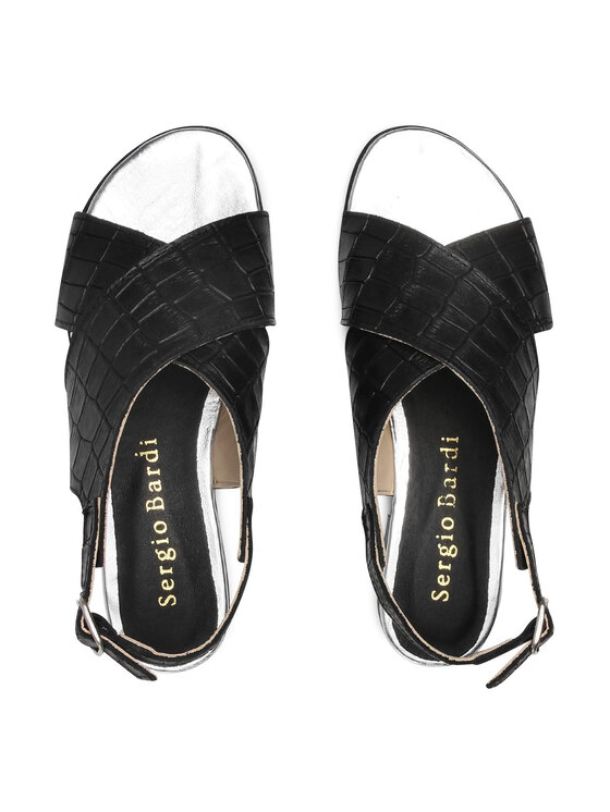 Sergio Bardi Sandále Sergio Bardi SB-76-11-001164 Čierna