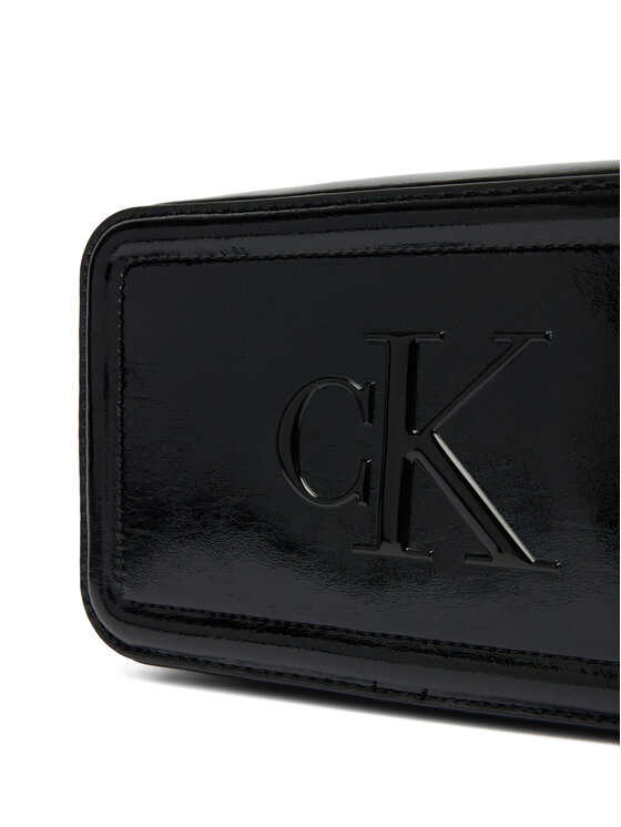 Calvin Klein Borsetta Calvin Klein Bold Ck Metallic Camera Bag LV04F3331G Nero