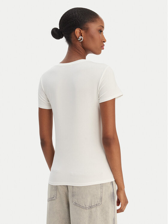 Patrizia Pepe Patrizia Pepe Camiseta CM1419/J013-W146 Blanco Regular Fit