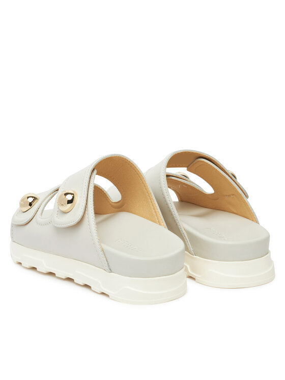 Furla Ciabatte Furla Sfera YJ54SFE Y62000 1704S Écru
