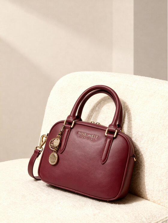 Nine West Ročna torba Nine West CEO-Soho-Star-LX10160 Bordo rdeča