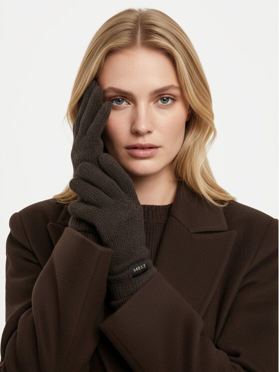 MEXX Kesztyű MEXX CEO-MEXX-W6-001-AW26 Sötétbarna