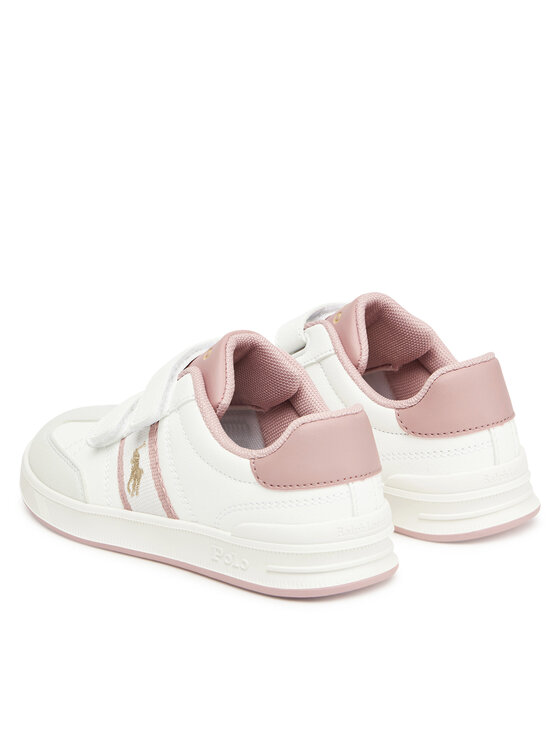 Polo Ralph Lauren Снікерcи Polo Ralph Lauren Heritage Court III T-Toe Ez RL03359101 Білий
