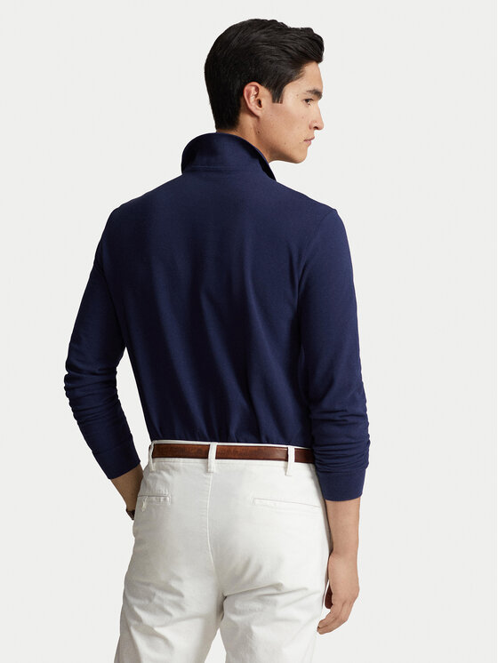 Polo Ralph Lauren Polo Ralph Lauren Поло 710680790046 Cиній Custom Slim Fit