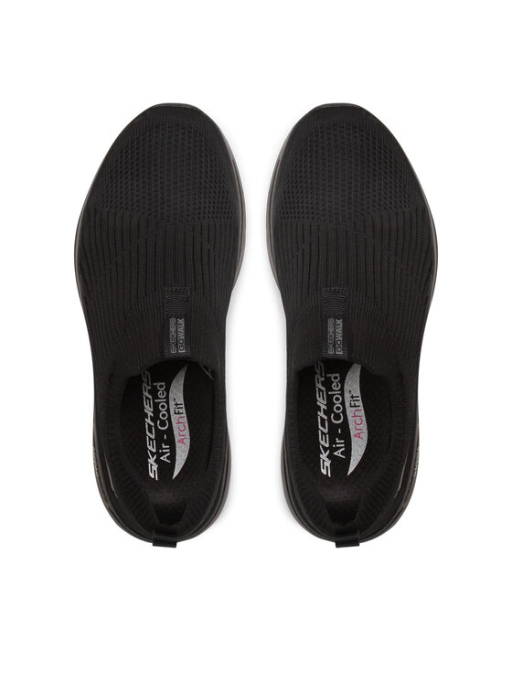 Skechers Laisvalaikio batai Skechers Go Walk Arch Fit Iconic 124409/BBK Juoda