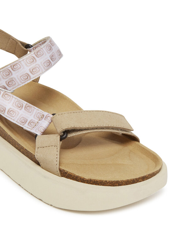 Genuins Sandály Genuins Rigoni Vegan Spiral G106353 Béžová