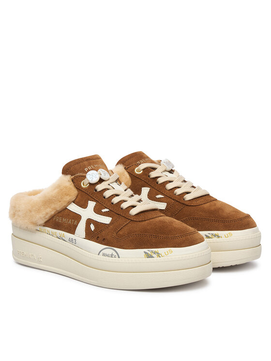 Premiata Сникърси Premiata Micol Var 7016M Кафяв
