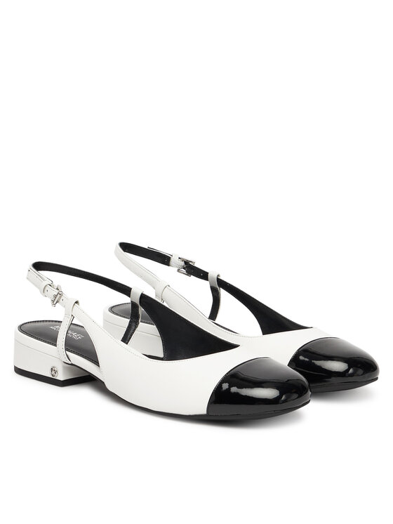 MICHAEL Michael Kors Baleríny MICHAEL Michael Kors Perla 40R4PLFP1L Bílá