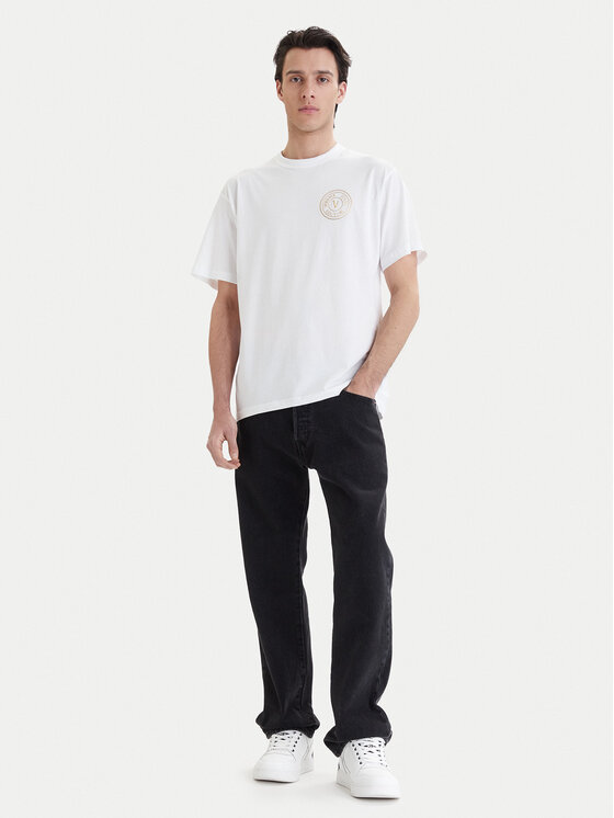 Versace Jeans Couture Versace Jeans Couture Camiseta 80GAHT04 CJ00T Blanco Regular Fit