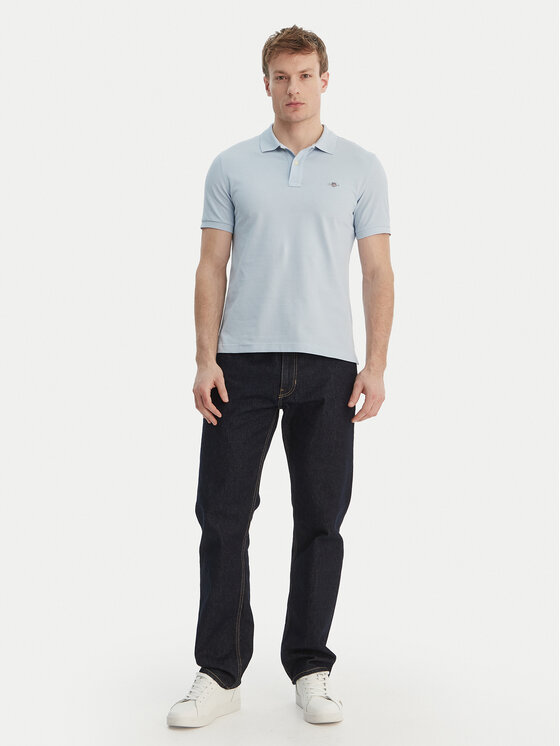 Gant Gant Polo Shield 2220 Blu Slim Fit