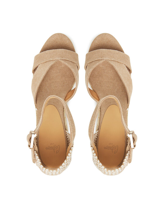 Castañer Espadrile Castañer Bruna/9/002 025678 Bež