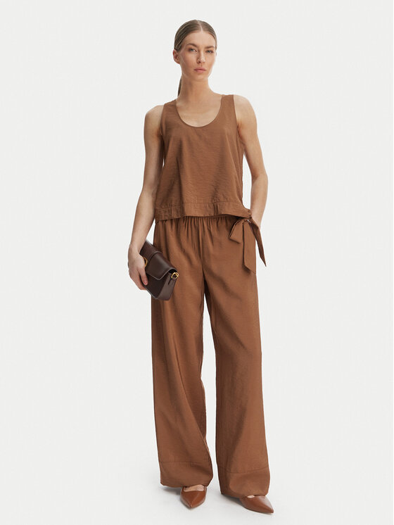 Marella Marella Top Umico 2613161024 Marrón Regular Fit