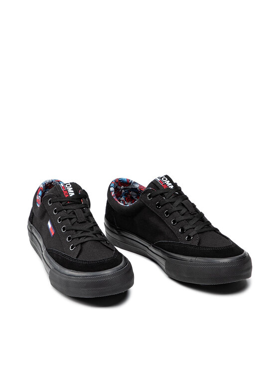 Tommy Jeans Tenisky Tommy Jeans Skate Vulc Tjm EM0EM00735 Čierna