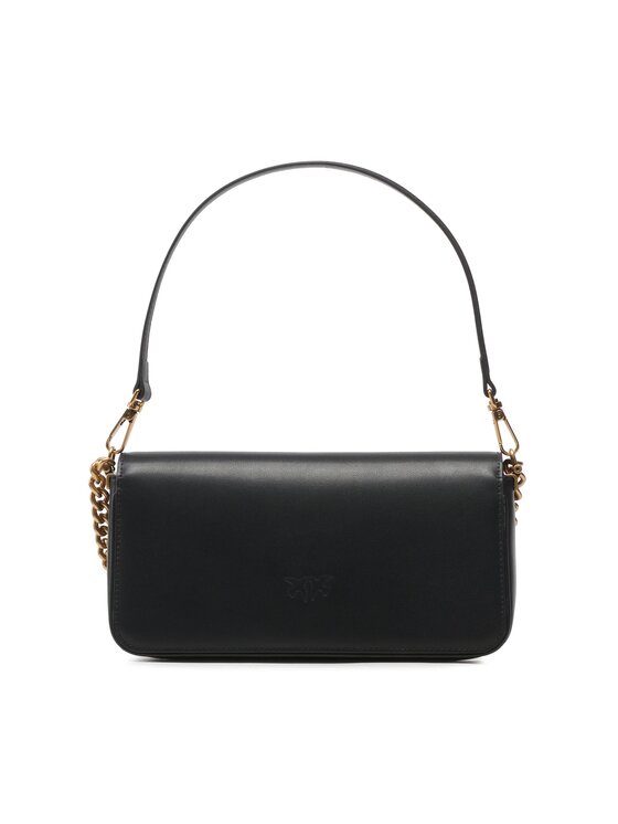PINKO Táska Pinko Love Click Baguette Mini Vitello Seta PE 23 PLTT100068 A0F1 Fekete