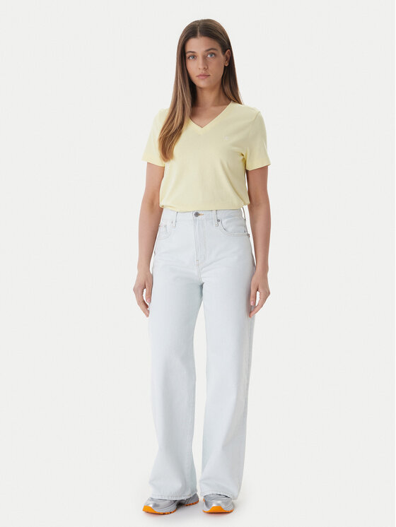 Calvin Klein Jeans Calvin Klein Jeans Camiseta Archive LV047B205G Amarillo Regular Fit