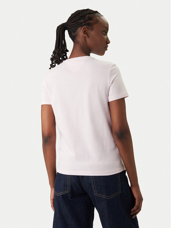 Tommy Jeans Tommy Jeans Camiseta DW0DW22277 Rosa Regular Fit