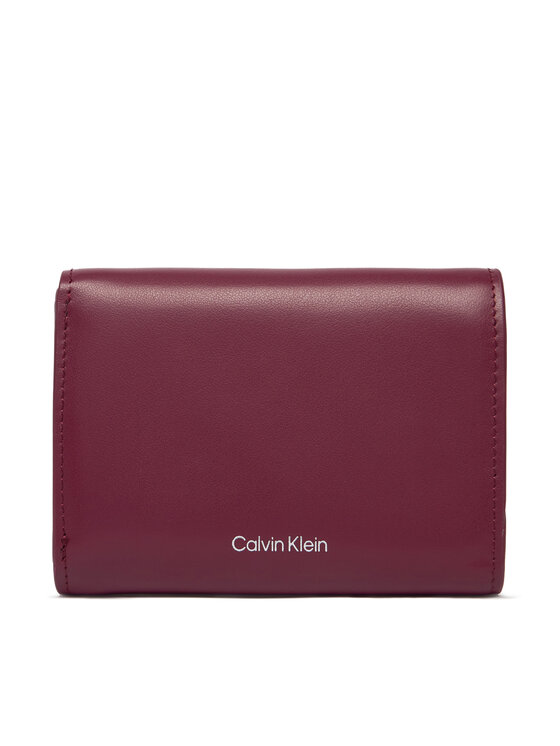 Calvin Klein Cartera Calvin Klein Hardware Trifold With Zip Pocket LV04F1116G Rosa