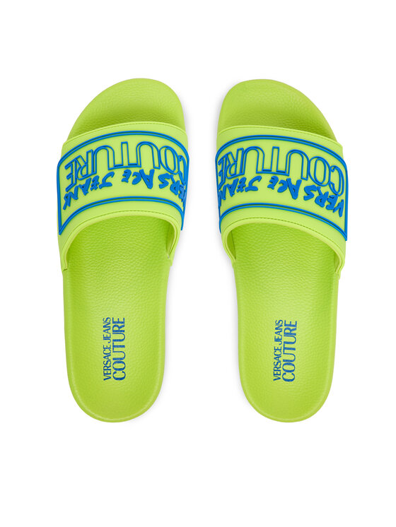 Versace Jeans Couture Шльопанці Versace Jeans Couture 78YA3SQ3 Зелений
