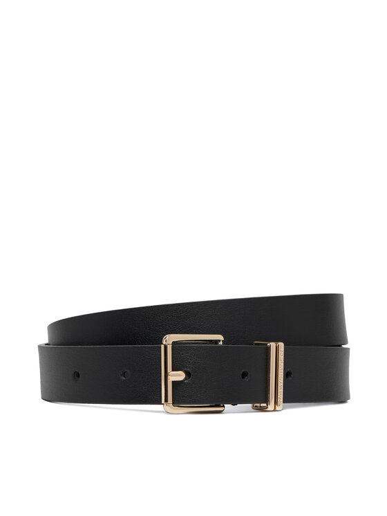 Tommy Hilfiger Pasek Tommy Hilfiger Th Square 2.5 AW0AW18692 Czarny