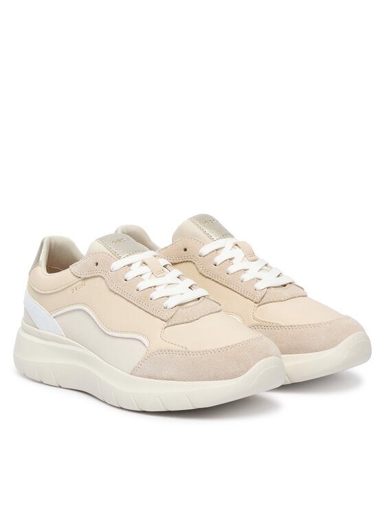 Geox Sportcipők Geox D Plummery D65YNA 5422 C5V1Z Világos bézs