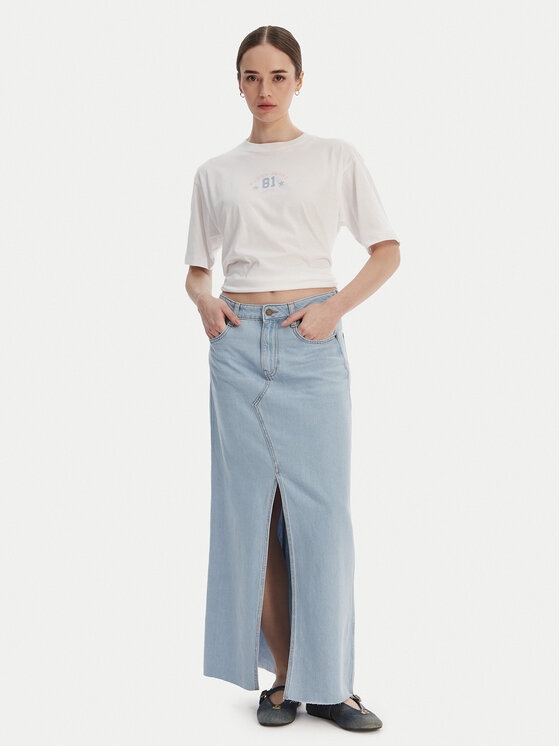Guess Jeans Guess Jeans Футболка W6RI20 K8HM0 Білий Oversize