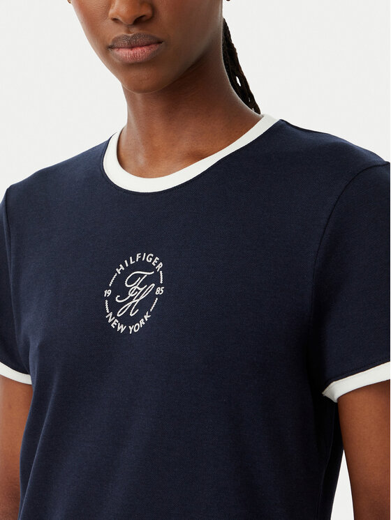 Tommy Hilfiger Tommy Hilfiger Camiseta WW0WW50032 Azul marino Regular Fit