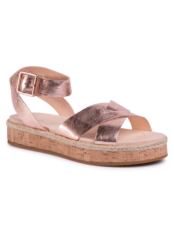 Clarks Еспадрильї Clarks Botanic Poppy 261475224 Рожевий