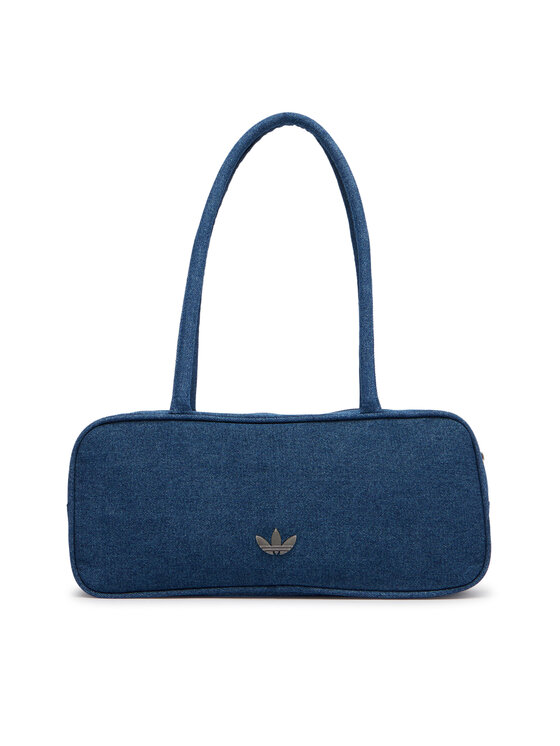 adidas Handtasche adidas Adicolor Elongated Airliner Denim Bag KD7875 Blau
