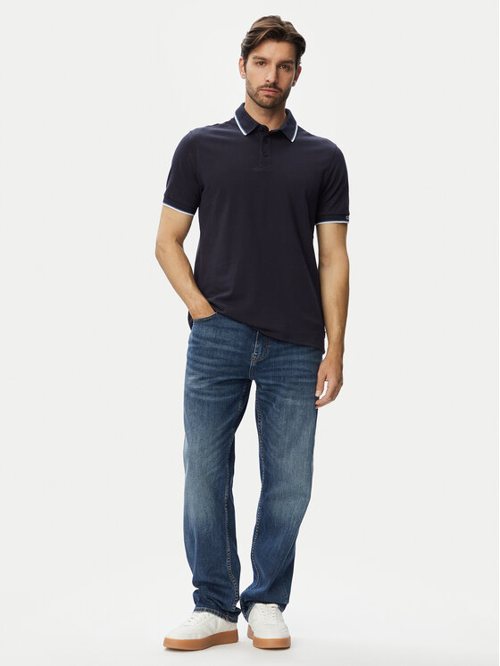 Guess Guess Polo M6YP28 K4475 Azul marino Slim Fit