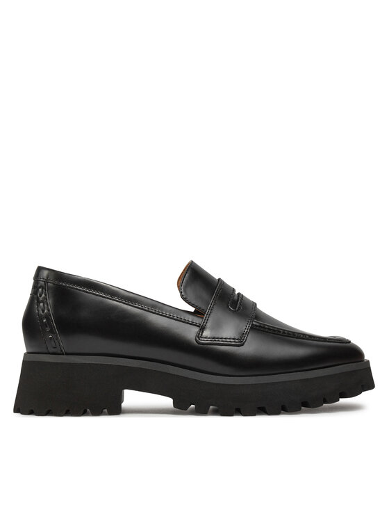 Clarks Čevlji brez vezalk Clarks Stayso Edge 26174705 Črna