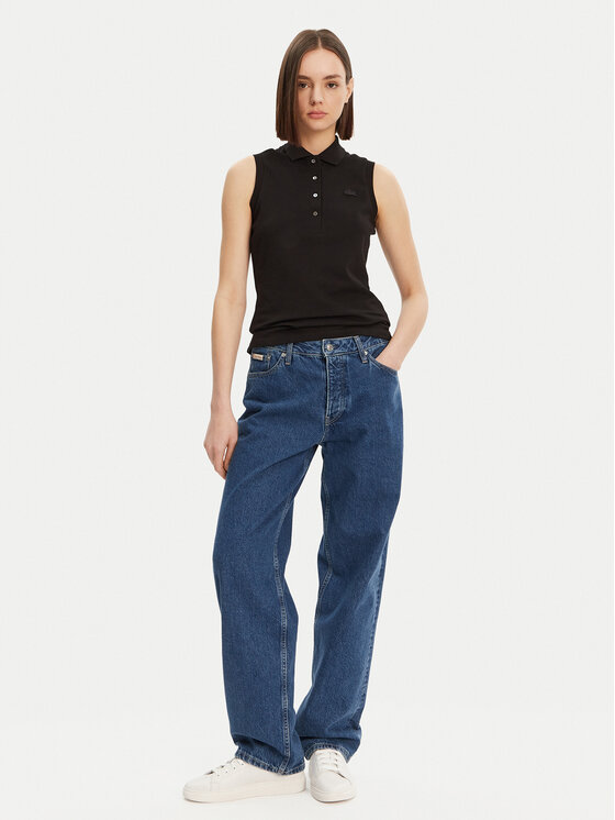 Lacoste Lacoste Поло PF5445 Чорний Slim Fit