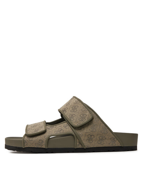 Guess Šlepetės Guess Igea II Jqd 4g FMGIGJ FAL03 Chaki
