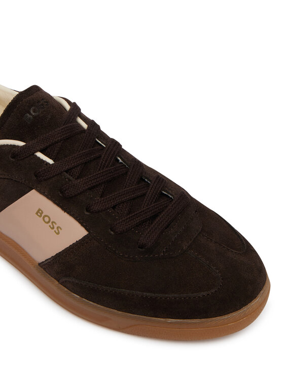 BOSS Sneakersy BOSS Brenta 50563375 Brązowy ciemny