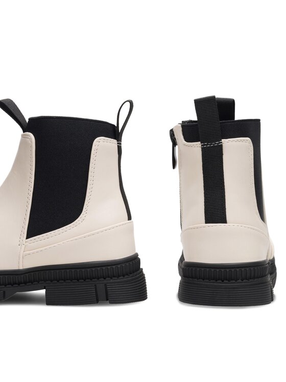 Nelli Blu Čižmy Nelli Blu CM230314-1 Écru