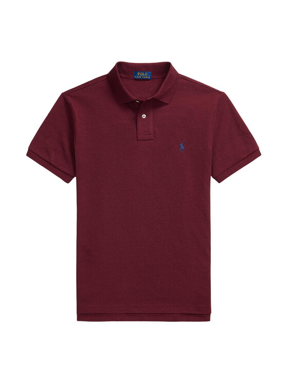 Polo Ralph Lauren Polo Ralph Lauren Polo marškinėliai 710536856343 Vyšninė Slim Fit