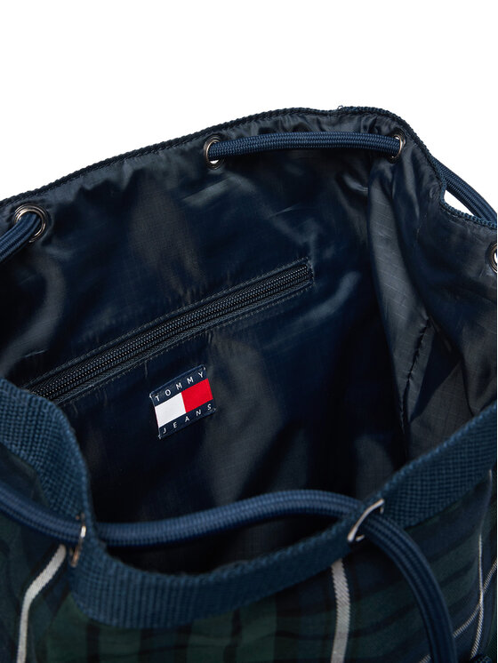Tommy Jeans Hátizsák Tommy Jeans Tjm Archive Check Backpack AM0AM14816 Zöld