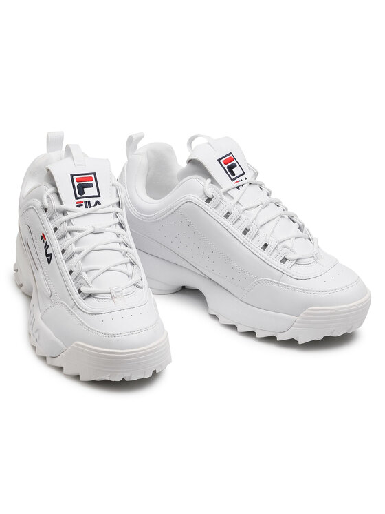 Fila Snīkeri Fila Disruptor Low Wmn 1010302.1FG Balts