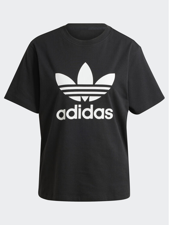 adidas adidas Футболка Trefoil IR9533 Чорний Regular Fit