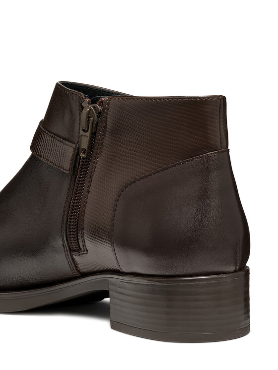 Geox Botki Geox D Felicity D46G1B 04304 C6006 Brązowy