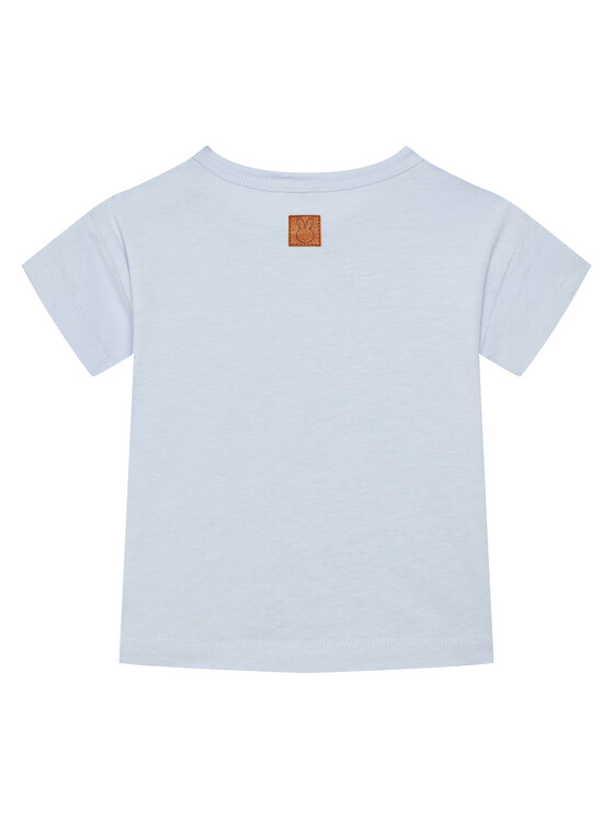 United Colors Of Benetton United Colors Of Benetton T-shirt 3I1XA105R Celeste Boxy Fit
