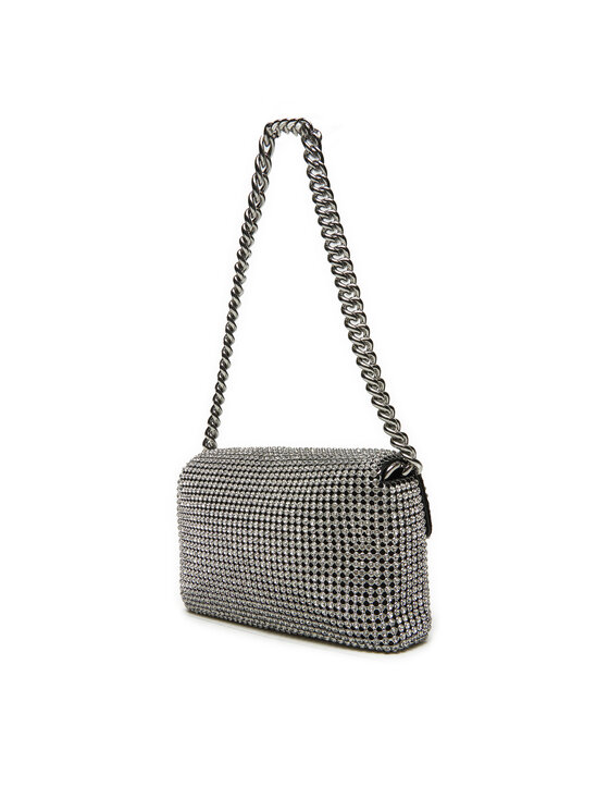 Marc Jacobs Kabelka Marc Jacobs The Rhinestone J Marc Mini Shoulder Bag H912M06RE22 Strieborná