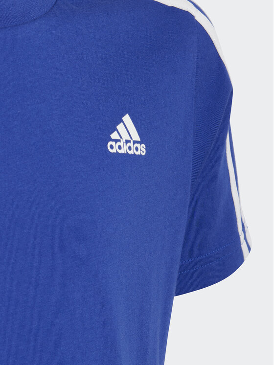 adidas adidas T-shirt Essentials 3-Stripes Cotton T-Shirt IC0604 Blu Regular Fit