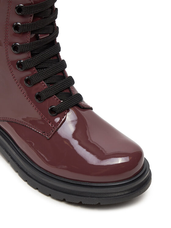 Tommy Hilfiger Členková obuv Tommy Hilfiger T4A5-33588-0775 M Bordová