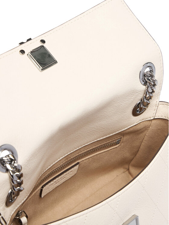 Tory Burch Сумка Tory Burch Charlie Quilted 185829 Кремовий