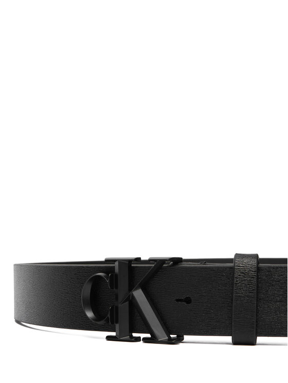 Calvin Klein Josta Calvin Klein Ck Faceted Buckle 32Mm LV04D7173G Melns