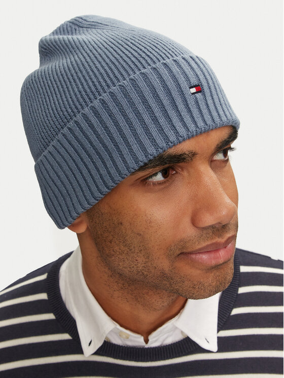 Tommy Hilfiger Čepice Tommy Hilfiger Flag AM0AM12796 Modrá