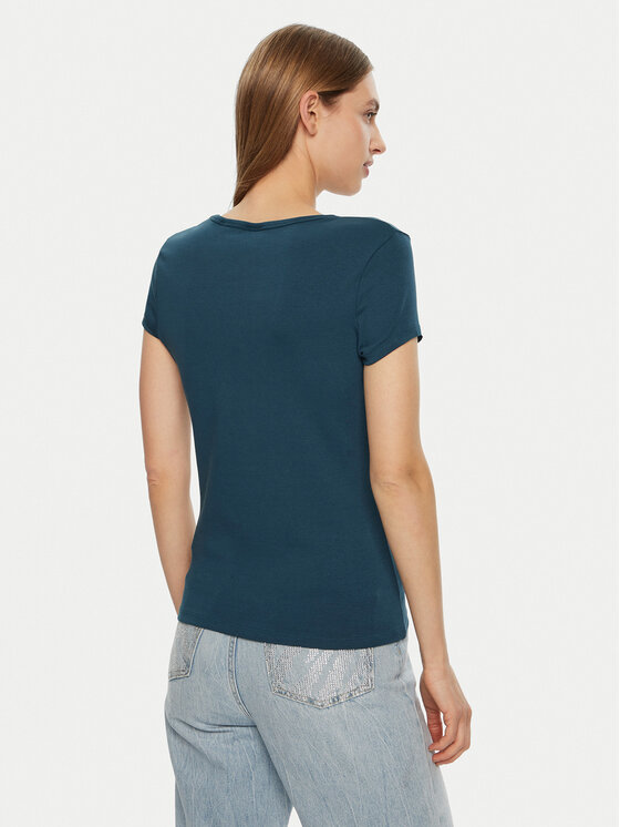 Guess Guess Póló V4BI16 KCIV1 Kék Regular Fit