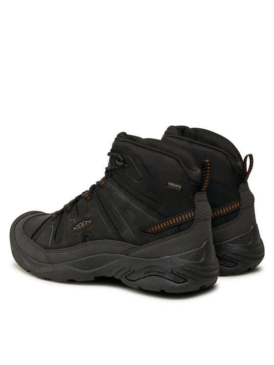 Keen Trekingová obuv Keen Circadia Mid Wp 1027841 Černá