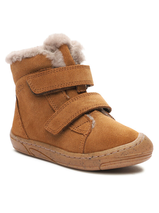 Froddo Zimske čizme Froddo Minni Suede Velcro G2110126-2 S Smeđa